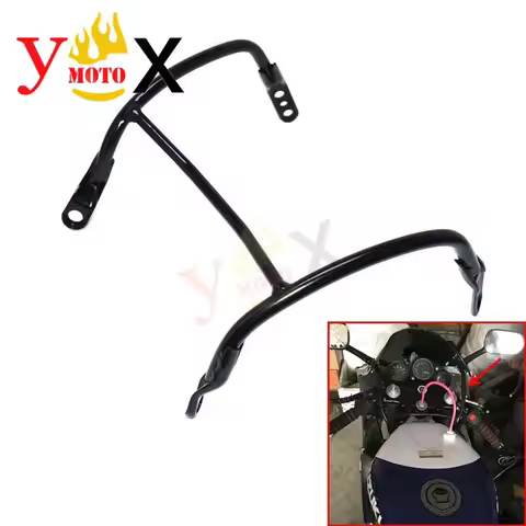 RGV 250 Motorcycle Front Windshield Windscreen Fairing Bracket Rearview Mirror Holder Support For Su