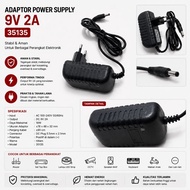 9V 2A Power supply AC to DC adapter 9volt 2amper 35135