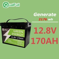 【qualfull battery】12.8v battery lifepo4 battery 170ah bms protection