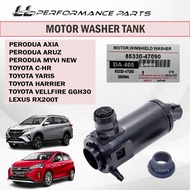 Perodua Axia Aruz Myvi New 2017 Toyota CHR Yaris Harrier Vellfire GGH30 Lexus RX200T Washer Tank Mot