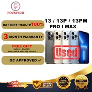 (USED) 13PM / 13 P/ 13 |  BH 100% | 256GB / 128GB | USED Original Condition | Free Gift