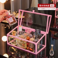 2 Colors/I Am Glass/Perfume/Hair Accessories/Accessories/Storage Cabinet Drawer Storage Box Desktop 