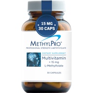 Multivitamin + 15 mg L-Methylfolate - High Dose Methyl Folate Once-Daily Multi for Energy, Mood Supp
