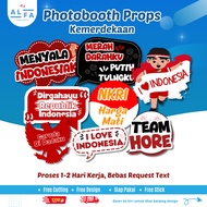 D117 Photobooth Props Acc Independence Day of indonesia 17 August 2025 Independence photo Props Indo