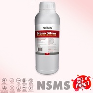 Nano Perak 20ppm 1 liter NSMS  Nano Silver Microbial Solution Spray colloidal sanitizer kurap fungus