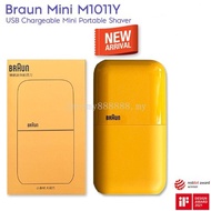 Braun Mini Series X M1011Y Yellow Waterproof USB Rechargeable Mini Shaver