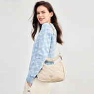 ELLE Active | กระเป๋าสะพายข้างผ้าลายเมฆ ELLE Active 2025 กระเป๋าสะพายข้างแบบสะพายไหล่เดียวสำหรับผู้ห