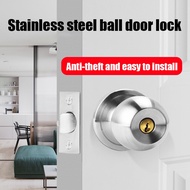 Cylindrical burglarproof Door Knob Entrance Lockset Goal lock main door bathroom bedroom lock