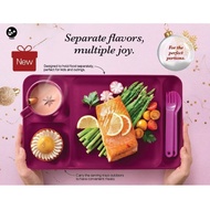 TUPPERWARE Allegra 4 Peas Server Caterpillar Snack Tray Serving Tray Tupperware Impression dining