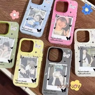 For IPhone 17 16 15 14 13 12 11 Pro Max X XR XS Max 7 8 Plus Cute Simple Butterfly Candy 2-in-1 Phot