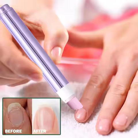 5PCS 3-in-1 Cuticle Oil Pen DeadSkin Remover Cuticle Pusher Grinding Pen With Ceramic Tip Cuticle Re