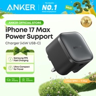 Anker Nano 45W Type C Charger Fast Charging, Compact and Foldable Plug USB C Charger Block for compa