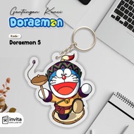 GANTUNGAN Doraemon Keychain - Cute Doraemon Keychain - Acrylic Keychain - Character Key Chain