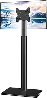 Universal TV Stand with Mount 100 Degree Swivel Height Adjustable and Tilt Function for 19 to 42 inc