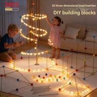DIY spatial thinking puzzle toys/Architectural game house toys 3D geometric puzzle toys