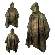 Raincoat Tent Hunting For Multifunctional Raincoat Camouflage Waterproof Camping Military Emergency Cover Shelter Poncho Clothes