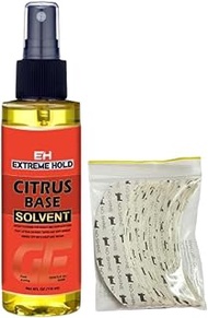 Citrus Based Hair Patch Adhesive Remover & No Shine Wig Tape, CC Contour Strips 36 Pcs, 3-5 Weeks Ho