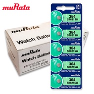 Velashop ถ่านนาฬิกา ถ่านกระดุม Murata 364 หรือ SR621SW  SR621  621SW จำนวน 1 กล่อง บรรจุ 100 ก้อน