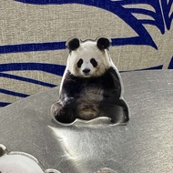 popsocket magsafe popsocket [HappypCase] digging coal Chen Yuanrun panda mobile phone airbag bracket avatar special-shaped acrylic back sticker