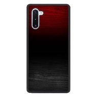 Casing Case Samsung Galaxy Note 8 9 10 20 Ultra Plus Lite Red grey abstract D18