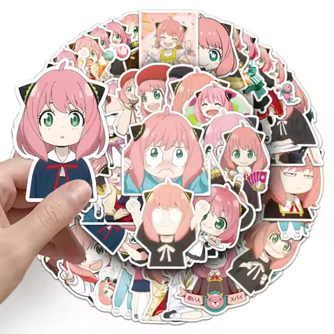 10/30/50PCS Kawaii Anya Forger Cartoon Stickers SPY FAMILY Sticker Anime Graffiti Decoration Laptop