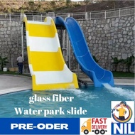 COMMERICAL HOTEL SWIMMING POOL LARGE AQUA SWIMMING POOL FAMILY SLIDE FIBERGLASS WATER SLIDE