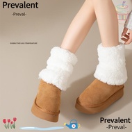 PREVALENT Plush Fluffy Boots Cover, Y2K Coral Velvet Boots Socks, Warm Thickened Sock Covers