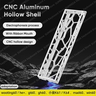 Wooting 60HE GH60 Holy60บ้า60he อลูมิเนียมกลวงเคสคีย์บอร์ดเปลือก60% คีย์เค้าโครงสำหรับ Raven61 Aula 