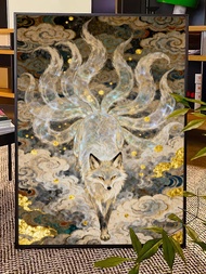 Diamond Painting Cross Stitch 9-Tailed Fox