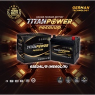Titanpower Premium 65B24L/R (NS60L/R) car battery