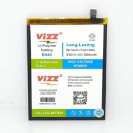 Baterai Batre Vizz Xiaomi Redmi 7 / Redmi Note 8 / Redmi Note 6 / BN46 Double Power 2ic