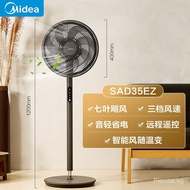 [Various Types]Midea Electric Fan Home Stand Fan Student Desk Fan Light Tone Mechanical Floor Fan Circulating Electric Fan