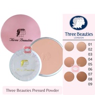 Three Beauties 804 Women Beauty Pressed Compact Powder 20g