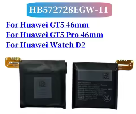 Battery HB572728EGW-11 For Huawei GT5 46mm / GT5 Pro 46mm / Watch D2 Smart Watch Batteria