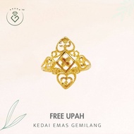 [Kedai Emas Gemilang] 2001529 Gold Ring (14) (2.04G) [916 Gold]