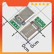 [5 Pieces]- USB Type-C 3.1 Male to 4-Pin Solder Wire Output Circuit IoT Maker 90