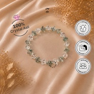 Zupazupazuuu | Moss Agate (HQ) Clover Bracelet - Bracelet - Hand Bracelet - Increase Positive Energy