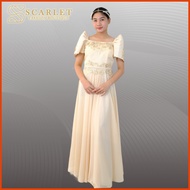 ◧ ♟ ☑ Modern filipiniana dress mother dress formal wear for woman formal outfit dress outfit for wo