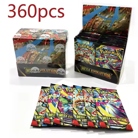 *MEGA EVOLUTION SCARLET&VIOLE 60-360PCS Pokémon Card 151 Prismatic Evolutions Black Bolt English Boo