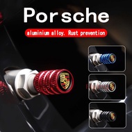 Porsche Car Tire Valve Stems Cap aluminum alloy valve core cover modification accessories Stem Air V