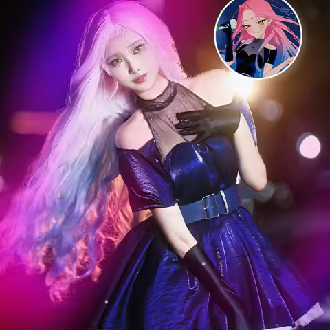 Anime Alien Stage Mizi Cosplay Costume Role Play Halloween Dress Uniform Velvet Skirt Anime Alien St