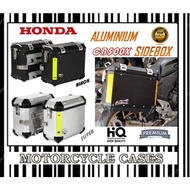 HONDA CB 500X FULL ALUMINIUM SIDE BOX HIGH QUALITY WATER PROOF 30LITER 35LITER 36LITER 38LITER BOX &