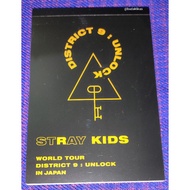 [RARE ITEM] StrayKids World Tour District 9: UNLOCK in Japan Fan Club Lottery Notepad