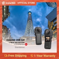 insta360 ONE RS 1-Inch 360 Edition - 6K 360 Camera with Dual 1-Inch Sensors, Co-Engineered with Leica, 21MP Photo, FlowState Stabilization, Superb Low Light, Water Resistant