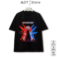 ADT.Store x Glitch 504 Sans T-shirt - Error Sans| Shirt Available in Black/White. 4-way stretch t-sh