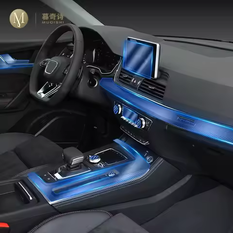 For Audi Q5 FY8 2010-2020 Car Interior protection film TPU transparent self-adhesive Paint film cons