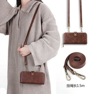 Crossbody Strap Detachable Zipper wallet Card Slot backpack Leather phone case for Samsung Galaxy S2