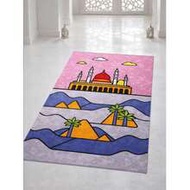 Hot-Selling Portable Children's Prayer Mat, Single Piece Size 18.89*38.59 Inches, Cartoon Pattern De