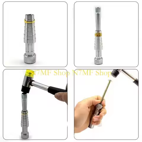 N7MF Ring Sizer Enlarger Mandrel Jewelry Making Tools Metal Expander for Jewelry Wedding Band Sizer 