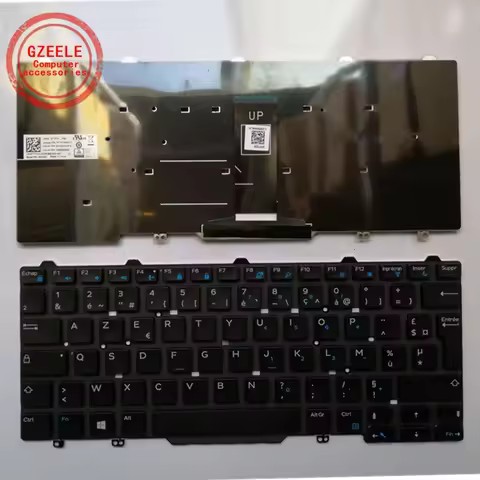 French FR Laptop Keyboard for Dell Latitude 5480 E5450 E5470 E7450 E7470 0D19TR PK1313D4B05 PK1313D4